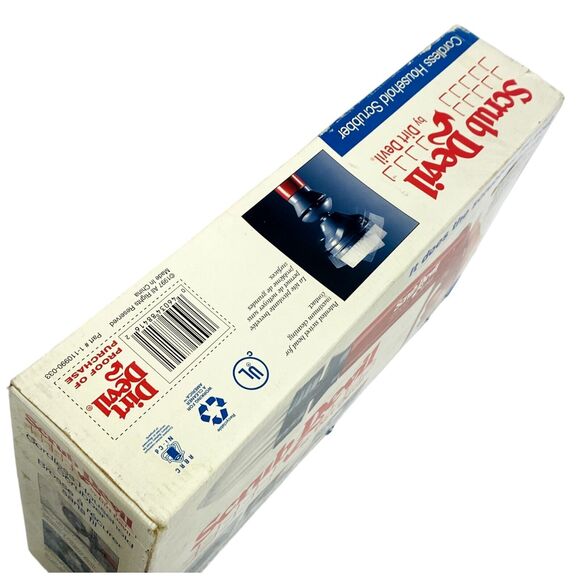 Scrub Devil By Dirt Devil Wireless Household Scrubber Cleaning Aid Scrubbing - Picture 4 of 12